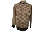 Letters Jacquard Womens Knit Pullover Sweater Drop Shoulder Chinese OEM Factory