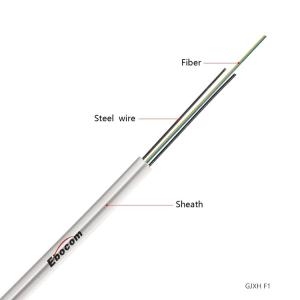 Wholesale GJXH Optical Cable Sm G657A2 1 2 4 Core Fibra Optica Cabo LSZH Jacket Fiber Networking from china suppliers