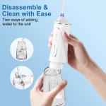 High Pressure 5 Modes Water Dental Flosser Portable Rechargeable Oral Irrigator