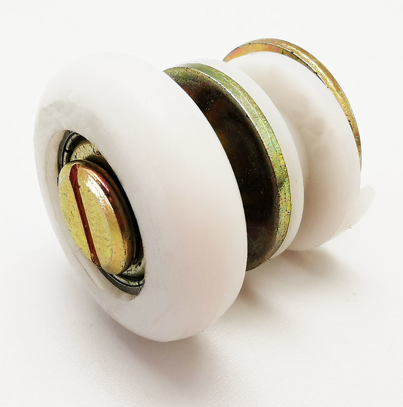 Brass Nylon Door Rollers OEM For Shower Cabin ISO9001 2000 Certification