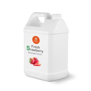 Wholesale Fresh Strawberry Flavor Beverage Additives Liquid Fruit Flavour For Drinks Sour And Sweet from china suppliers