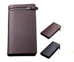 Creative Business pu zipper wallet men wallet long section clutch wallet zipper