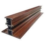 Environment Friendly Wood Grain Aluminum Extrusion ISO9001 CE Certificated