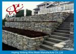 Cage Rock Gabion Wire Mesh , Containment Pvc Coated Gabion Baskets