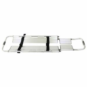 Wholesale 75in Foldable Aluminum Scoop Stretcher Emergency Portable Adjustable Length Travel Size Patient Transport Stretcher from china suppliers