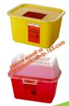 Medical waste container sharp box sharps container for hospital use, 1QT