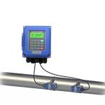 Wall Mounted Clamp On Ultrasonic Flow Meter Digital Water Flow Meter
