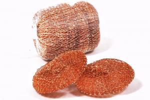 China Kitchen Cleaning Copper Scouring Pads Home Tools Removal Of Stubborn Stains on sale