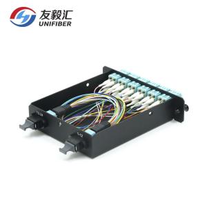 Wholesale 1x24F SPCC 24 Core MPO LGX Fiber Optic Patch Panel from china suppliers