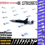 common rail injector 095000-7390 095000-6190 for toyota truck diesel pump