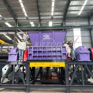 Wholesale Two Shaft Shredder 300Kg/H-22000Kg/H Aluminum Recycling Machine from china suppliers