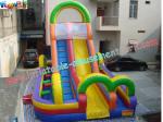 Outdoor Commercial Grade PVC Slide Inflatable Obstacle Course Tunnel For Adults