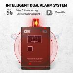 2.5 Cu Ft Biometric fingerprint lock Home Safe box Anti -Theft YB/N6-68