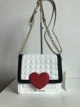 Wholesale latest design women ladies lattice pattern pu leather crossbody bag