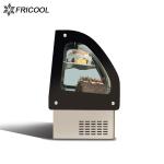 3.3CU.FT Countertop Curved Glass Refrigerated Bakery Dessert Display Case Cooler