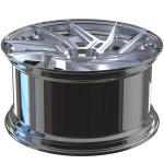Center Spoke Barrel 2 PC Forged Wheels Brushed Polished For BMW Audi Porsche