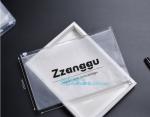 frosted bag cloth packaging bag with zipper/ odm logo printed oem zip lock