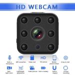 SD Card CCTV Mini WiFi Security Camera 1920x1080P 900mAh Phone Remote