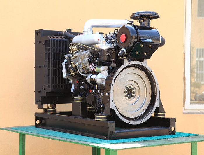 Silent Type Industrial Diesel Engines , 4 Stroke Air Cooled Diesel Engine