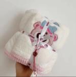 2PCS Set Thickened Gift Bath Towel Set for Sustainable Coral Velvet Absorbent