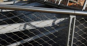 Wholesale Rustless Banister Safety Net Stainless Steel Knotted Mesh Type Fatigue Resistance from china suppliers