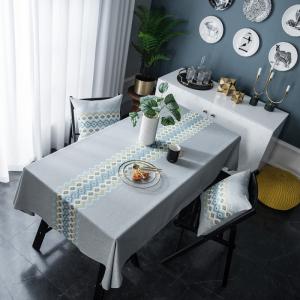 Wholesale Decorative Wedding Table Cover Pink And Blue Tablecloth Custom Table Cover from china suppliers