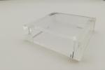 ISO Square Plastic Ashtray , LKM 500000/2yrs Single Cavity Mold Maker And