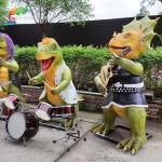 Customized 6Meters Animatronic Dinosaurs Simulation Dinosaur For Exhibitions