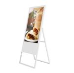 Digital Lcd Advertising Standing Touch Screen Kiosk 50 Inch Portable