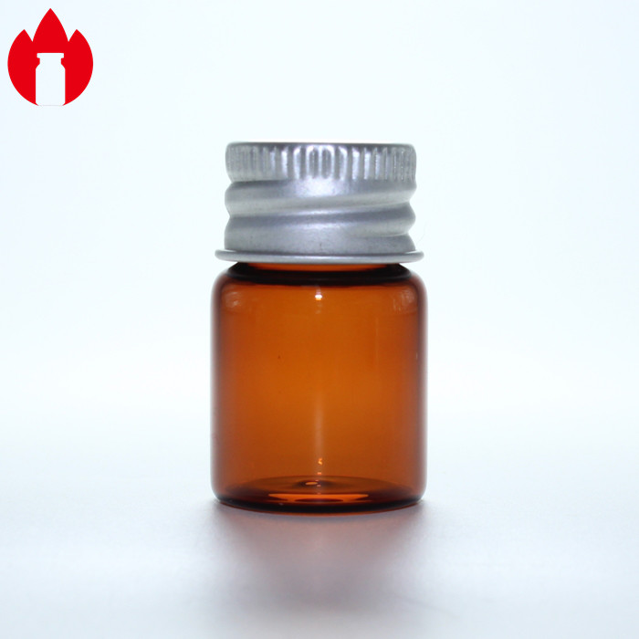 5ml Amber Screw Neck Glass Vial with Aluminum Cap