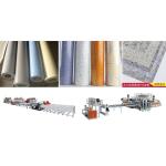 PVC Plastic Floor Production Machine PVC Flooring Leather Extrusion Line Twin