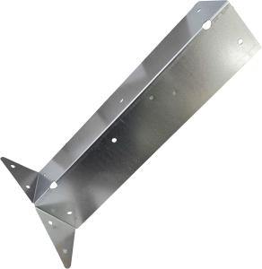 Wholesale 8pcs Arris Rail Brackets Fence Post Support Fencing Bracket Galvanised 12inch 300mm from china suppliers