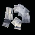 Herb Packaging Mini Plastic Zipper Bags / Clear Poly Bags 3*4cm Size
