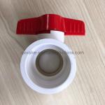 1-1/2" PVC Ball Valve with Seat Seal for Compact Design" "Compact PVC Ball Valve
