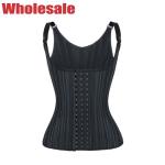Black 29 Steel Bones Waist Trainer Vest Hollow Breathable Waist Trainer Vest