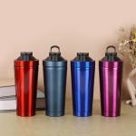 Protein Shaker Bottle For Protein Mixes, Double Wall Vacuum Insulated Shaker