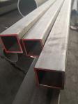 SUS304 Stainless Steel Rectangular Pipe , 304l HL Carbon Steel Square Pipe 0.6 0