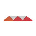 Fire Resistance Acoustic Wood Wool Ceiling Panels Triangle Shape For Modern