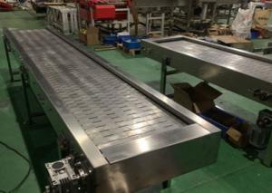 Wholesale Stainless Steel Slat Chain Conveyor for Freezer Assembly Line from china suppliers