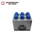 Wearproof Hydraulic 6 Way Manual Reversing stop Valve For SANY Excavator