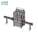 Stainless Steel SUS316 Auto Liquid Filling Machine 50 Bottle Per Minute
