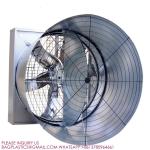 Metal Poultry Ventilation System, Wall Exhaust Fans With Louvers , 24 Inch