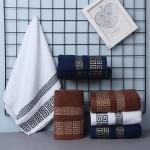 Custom Logo Quick Dry 100% Cotton Fabric Hotel Bath Towel Set for Occasion