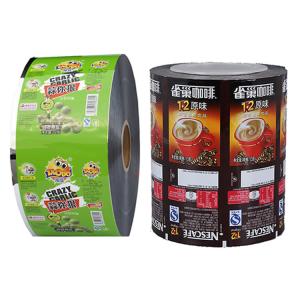 Wholesale Custom Print Rolling Flow Pack Film Food Grade for Coffee High Barrier Moisture Proof from china suppliers