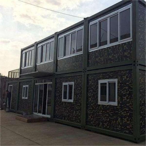 Graphic Design Steel Frame Modern Prefabricated Tiny House with Light Structure Panels