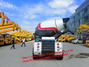 Wholesale 4x2 Mobile Diesel Self Loading 4m3 Concrete Mixer Truck from china suppliers