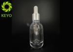 Round Boston Shape Thick Bottom And Thick Wall High Transprarency Glass Bottle