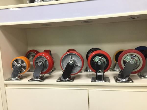 Bearing Type Medical Casters Precision Ball Bearing Thermoplastic Rubber With