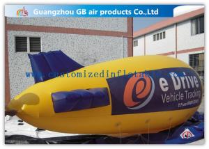 China Zeppelin Shape Inflatable Outdoor Advertising Balloons Heat Transfer Printing on sale