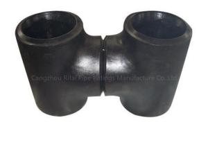 Wholesale DN15 Reducing Pipe Fitting Tee Butt Weld JIS SS400 STD Carbon Steel MS A234WPB from china suppliers